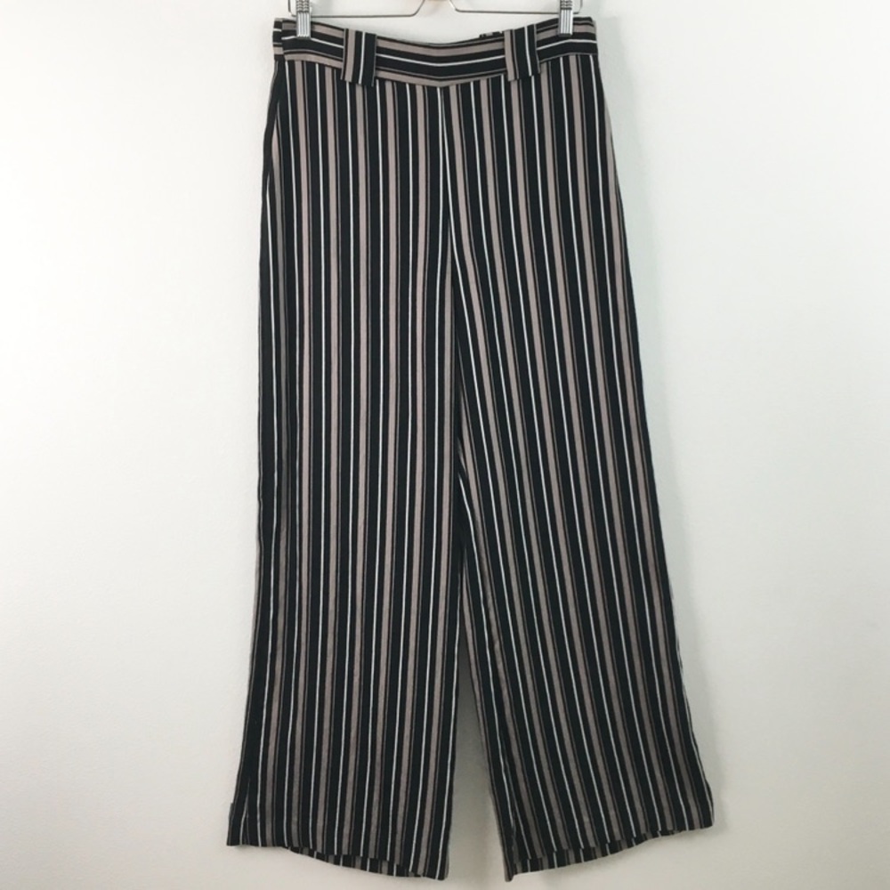 H&M | Wide Leg Vertical Stripe Pants